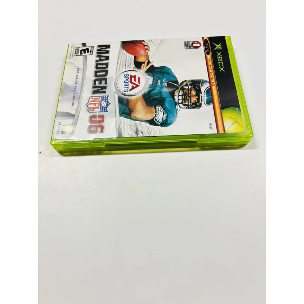 Madden NFL 06 (Microsoft Xbox, 2005) Complete w/ Manual Tested Works VG Cond